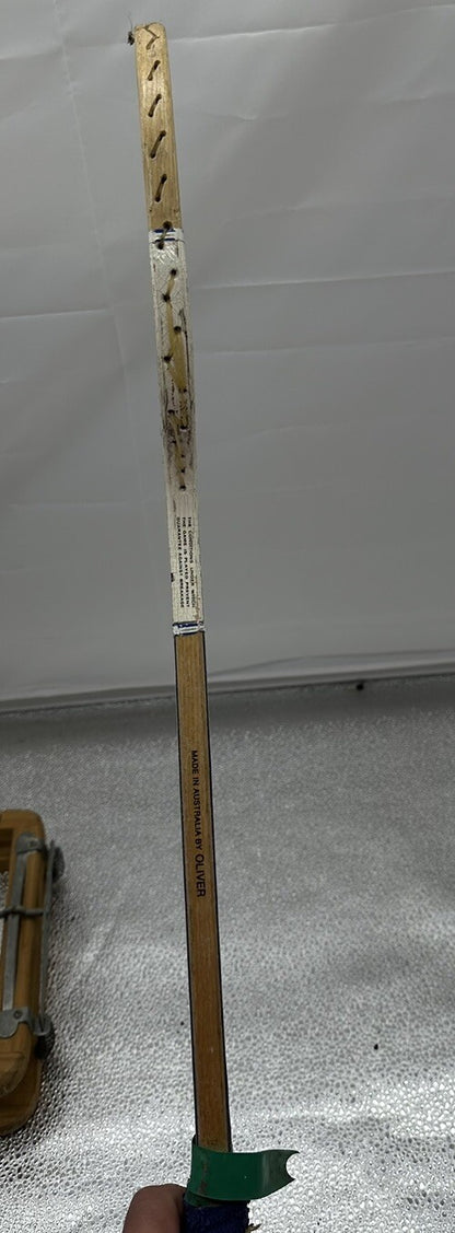 Oliver Squash Racquet - 20cm Wide 67cm Length + Cover In Poor Condition 4916