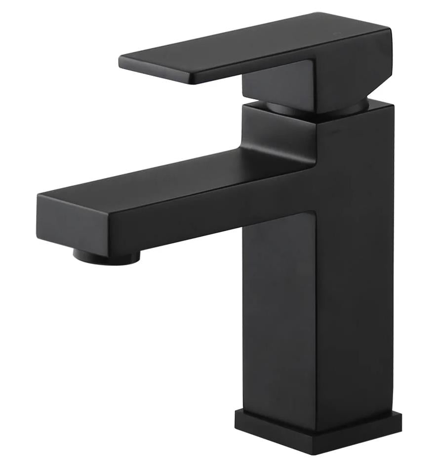 New Bathroom Basin Mixer Tap Brasshards Mixx Thyme Matt Black Faucet 11SL160ML