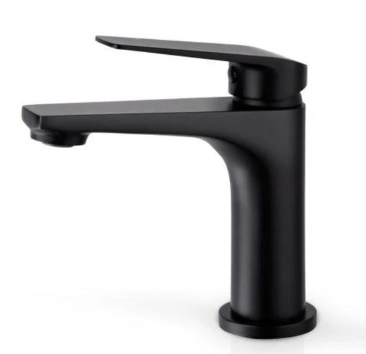 New Bathroom Basin Mixer Tap ECT Matt Black Faucet WT1101BK