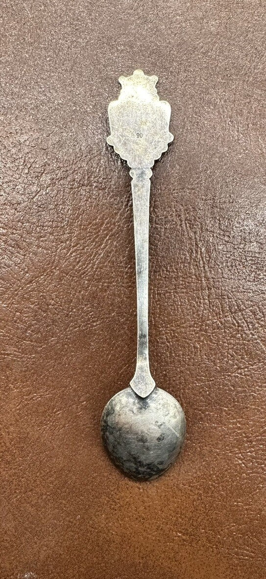 Souvenir Spoon Leipzig silver plated In OK Cond