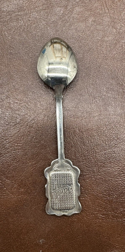 Souvenir Spoon Lochard Peacock Flagstaff Hill Victoria silver plated In OK Cond