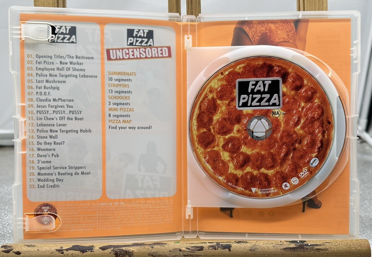Fat Pizza and Fat Pizza Uncensored 2 DVD In Good Condition
