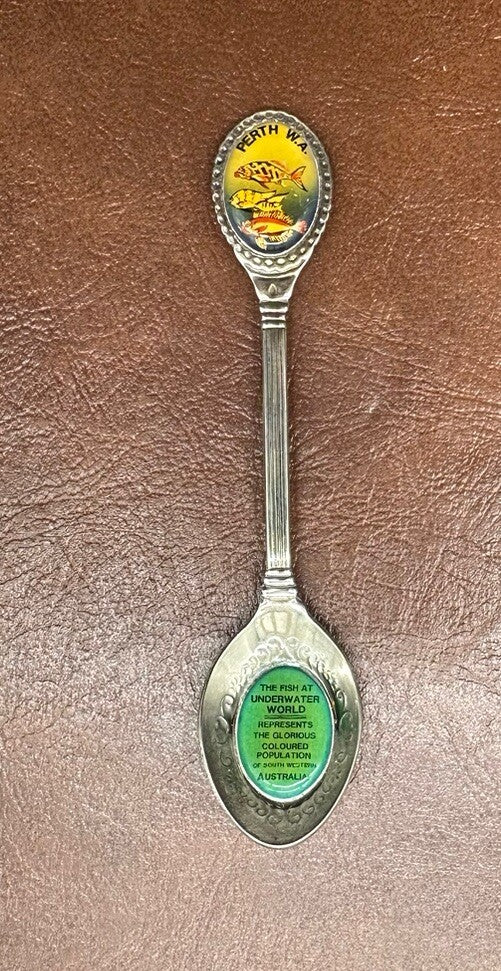 Souvenir Spoon Perth Western Australia , silver plated, Collectors In OK Cond