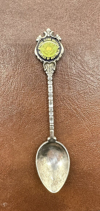 Souvenir Spoon Royal Flying Doctor Service Of Australia silver plated In OK Cond