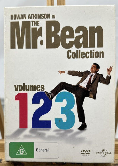 Rowan Atkinson In The Mr. Bean Collection Volumes 1/2/3 DVD In GC 4339