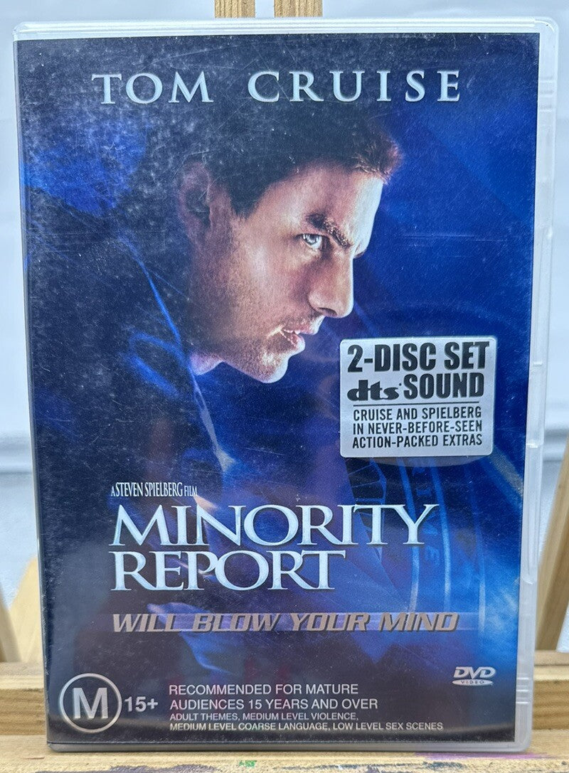 Minority Report Special Edition 2 Disc Starring Tom Cruise DVD In Good Condition