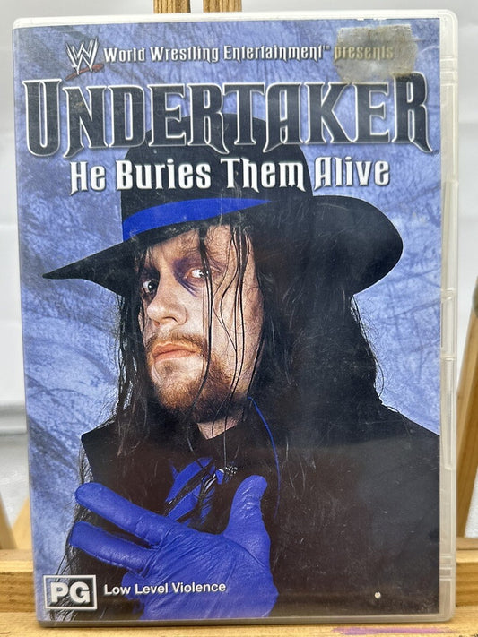 WWE Presents Undertaker He Buries Them Alive DVD In Good Condition