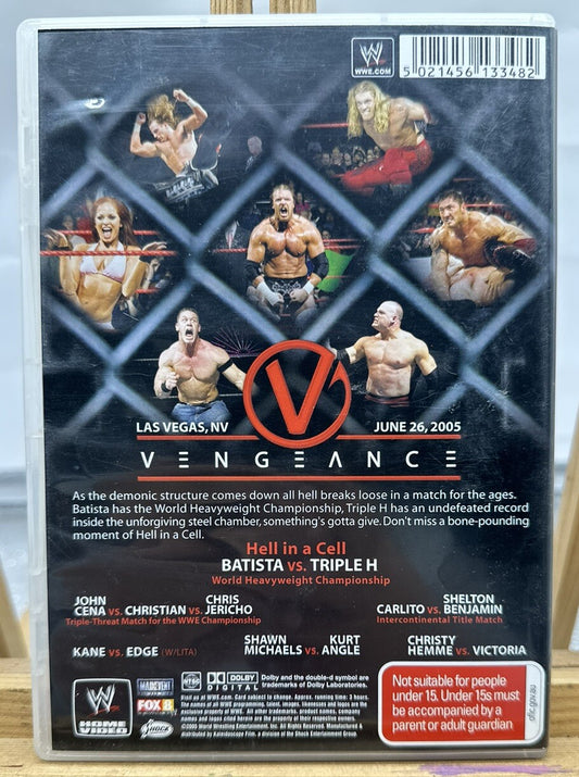 WWE Vengeance 2005 DVD In Good Condition