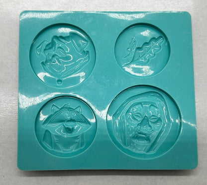 Disney Pocahontas Silicone Sugarcraft & Chocolate Molds Cake Decorating