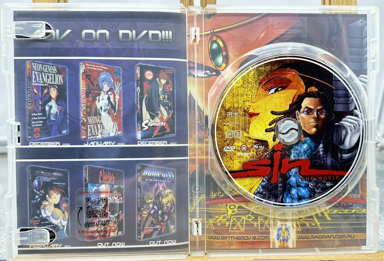 Sin The Movie DVD In Good Condition 937