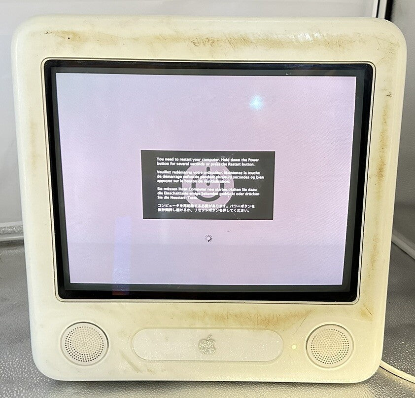 Vintage Apple All-in-One PC eMac A1002 1.42GHz 512MB DDR 80GB HDD 17.0" 4997