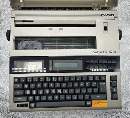Casiowriter CW-30 vintage CW-20 TURNS ON RAM DEAD CODE MISSING RAM 5696