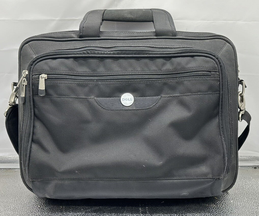 Used Original Dell Laptop Black travel carry bag Fits 13 "14" 15" In Good Condit