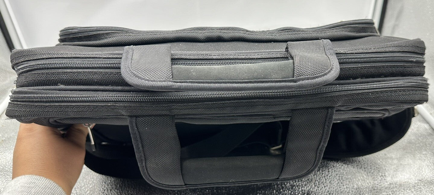 Used Original Dell Laptop Black travel carry bag Fits 13 "14" 15" In Good Condit