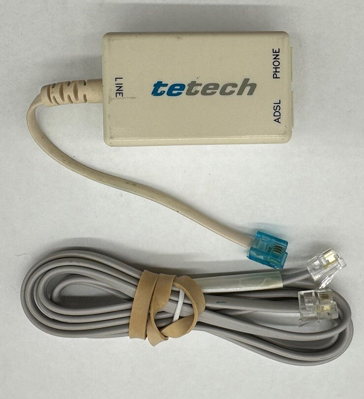 Te Tech ADSL In-line Filter/Splitter - C10 Modem & Local Phone Splitter 4927