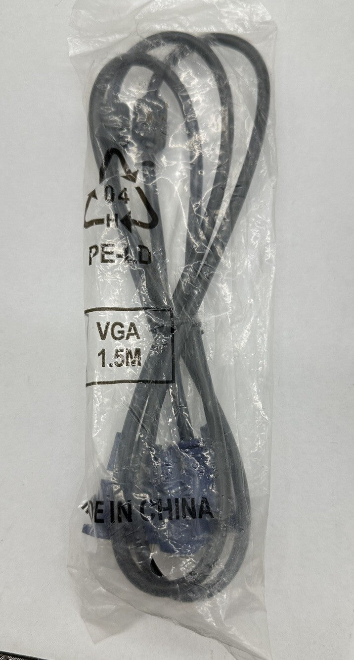 VGA Male To Male Cable 1.5 Meter Cable New Monitor Cable