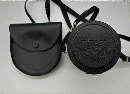 VINTAGE PHOTOGRAPHIC CAMERA LENS CARRY CASE TAMRON OF JAPAN