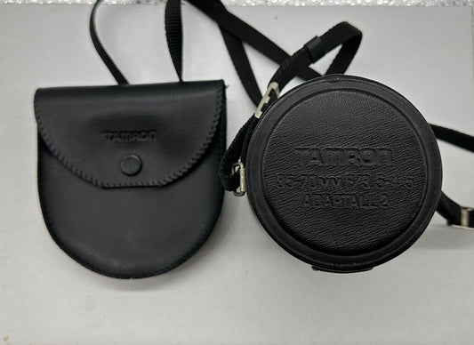VINTAGE PHOTOGRAPHIC CAMERA LENS CARRY CASE TAMRON OF JAPAN
