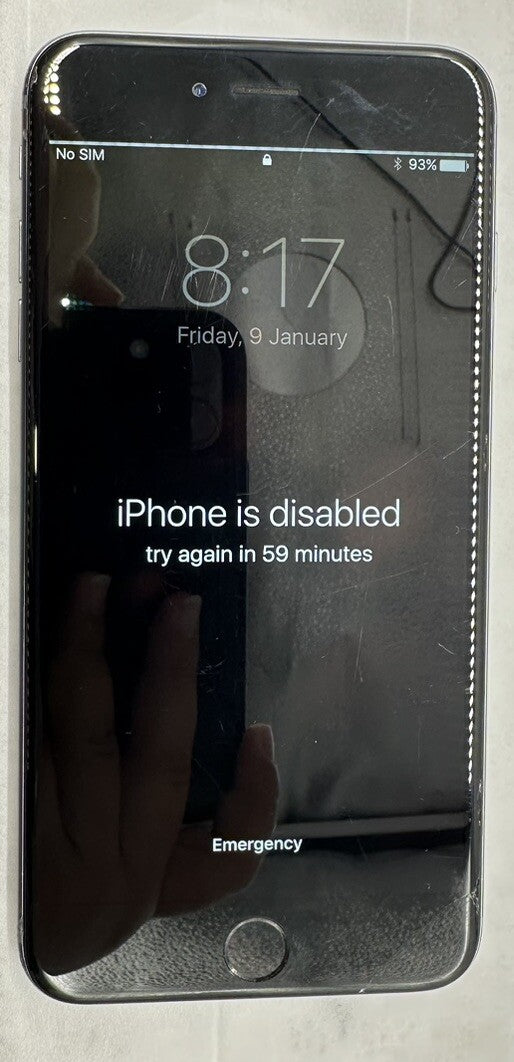 Apple iPhone 6 Plus Rose Gold A1524 PASSWORD LOCKED & Screen Damage 3119