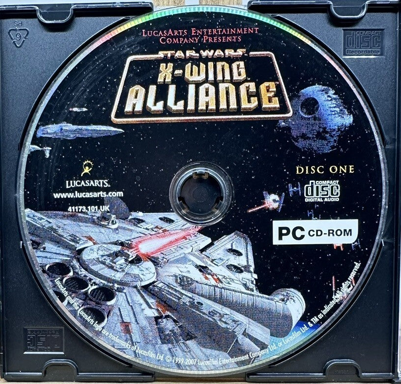 Star Wars X-Wing Alliance PC Game DISC ONE ONLY NO CODE In Good Condition