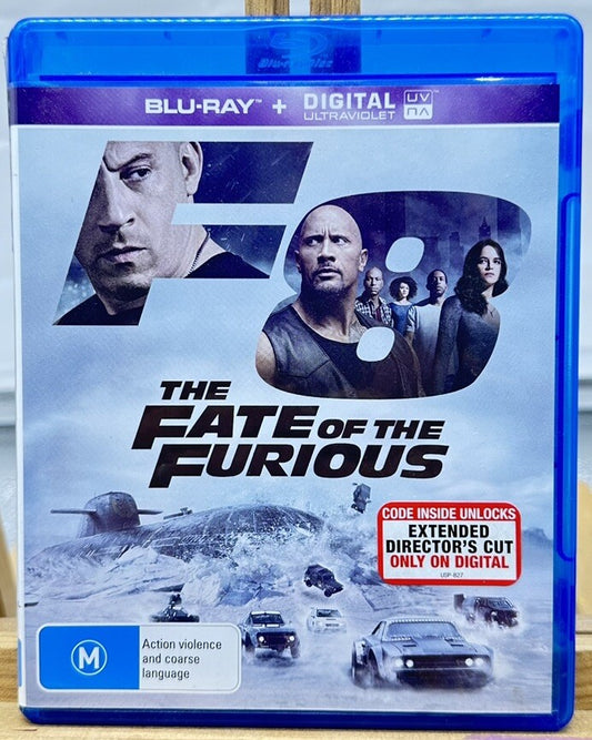 The Fate Of The Furious 8 (F8) Blu-Ray In Good Condition 5611