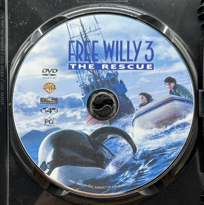 Free Willy 3 The Rescue DVD In Good Condition