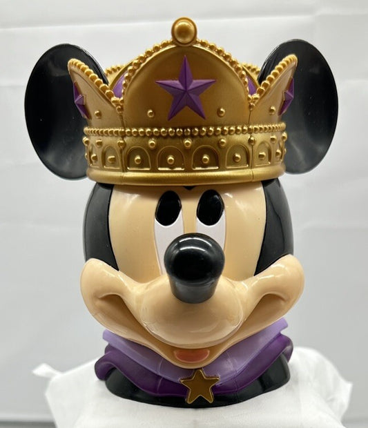 Disney On Ice Mickey Mouse Crown Mug Cup Lift Up Lid Collectible 5982