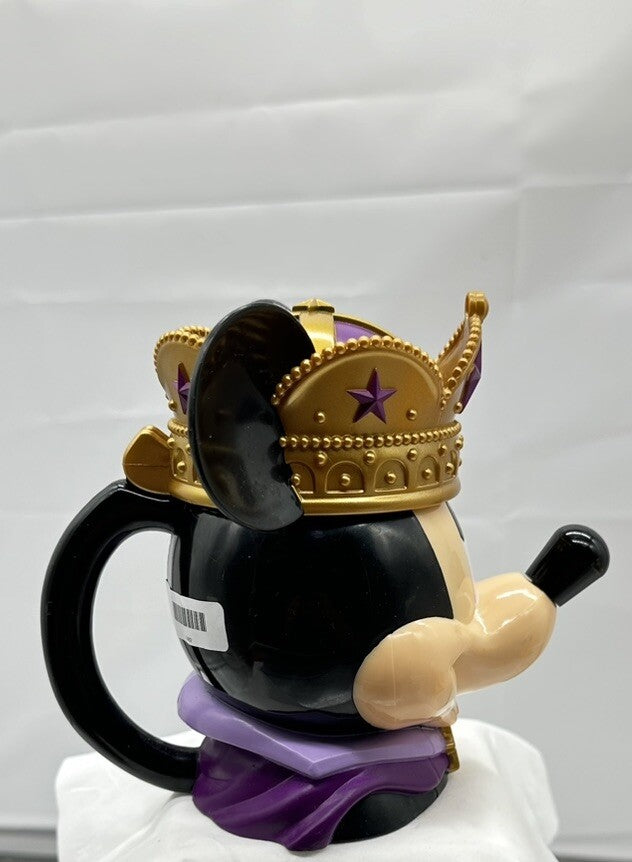 Disney On Ice Mickey Mouse Crown Mug Cup Lift Up Lid Collectible 5982