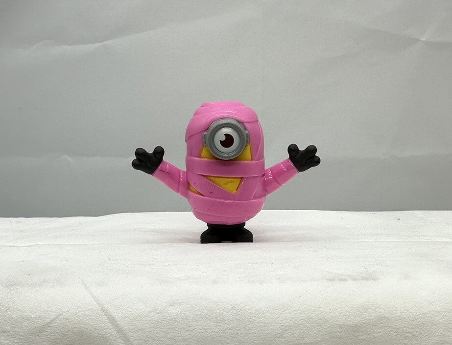2019 McDonald's Despicable Me Minion Figure Pink Mummy Happy Meal Toy