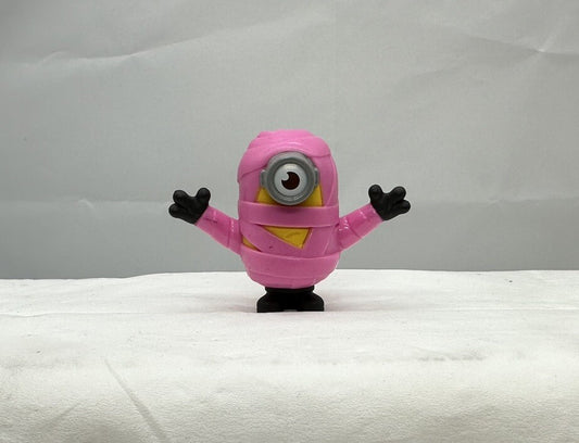 2019 McDonald's Despicable Me Minion Figure Pink Mummy Happy Meal Toy