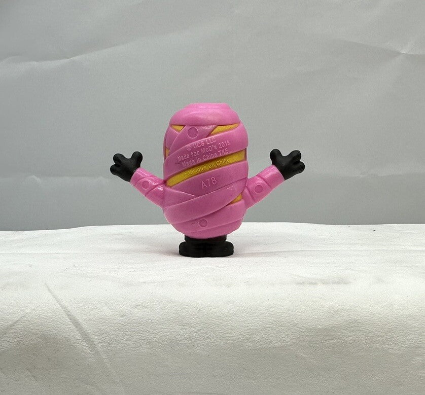 2019 McDonald's Despicable Me Minion Figure Pink Mummy Happy Meal Toy