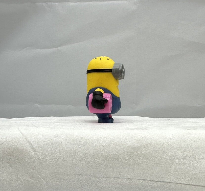 2020 McDonalds Minions The Rise Of Gru - Pink Toilet Paper Happy Meal Figure Toy