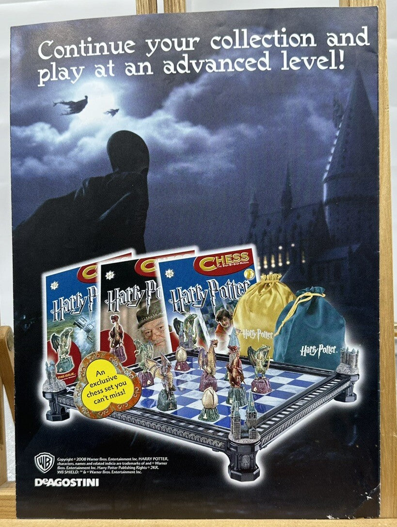 Chess Harry Potter The Challenge Goes On! Magazine - In Ok Condition