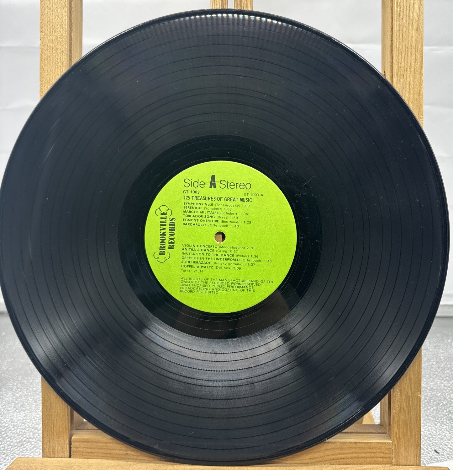 Treasures Of Great Music 5 Record Set - Vinyl Record In OK Condition 4004