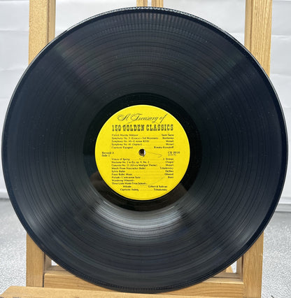 A Treasury Of 150 Golden Classics 5 Record Set - Record In OK Condition 4409