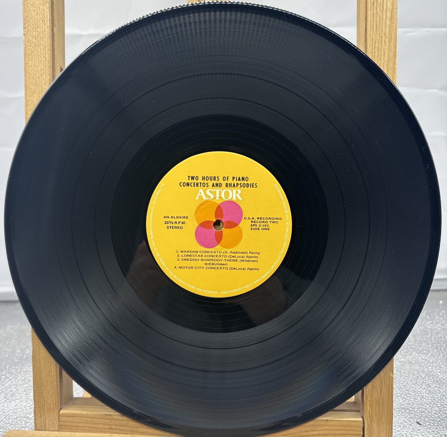 Piano Concertos And Rhapsodies 3 Record Set - Record In OK Condition 4000