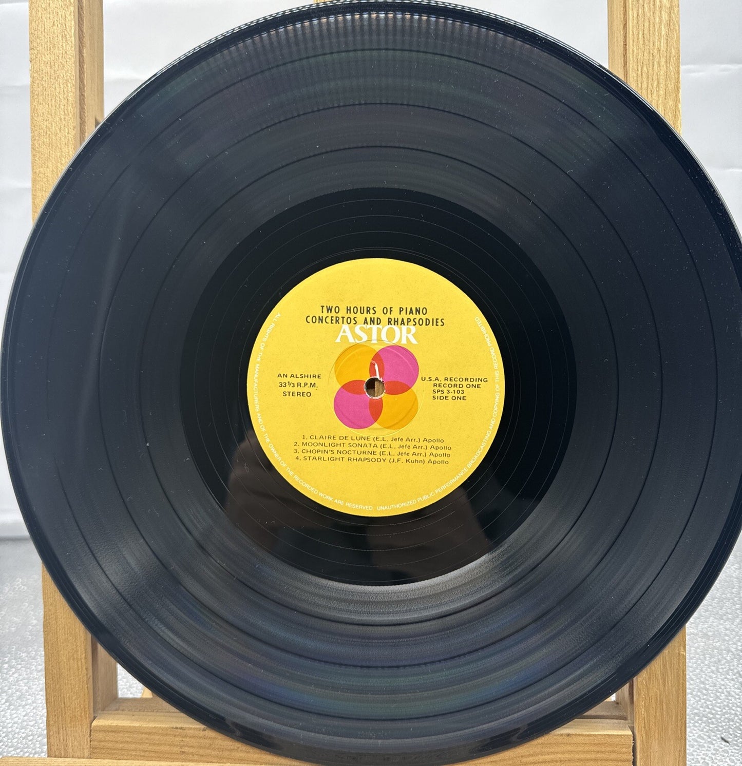 Piano Concertos And Rhapsodies 3 Record Set - Record In OK Condition 4000