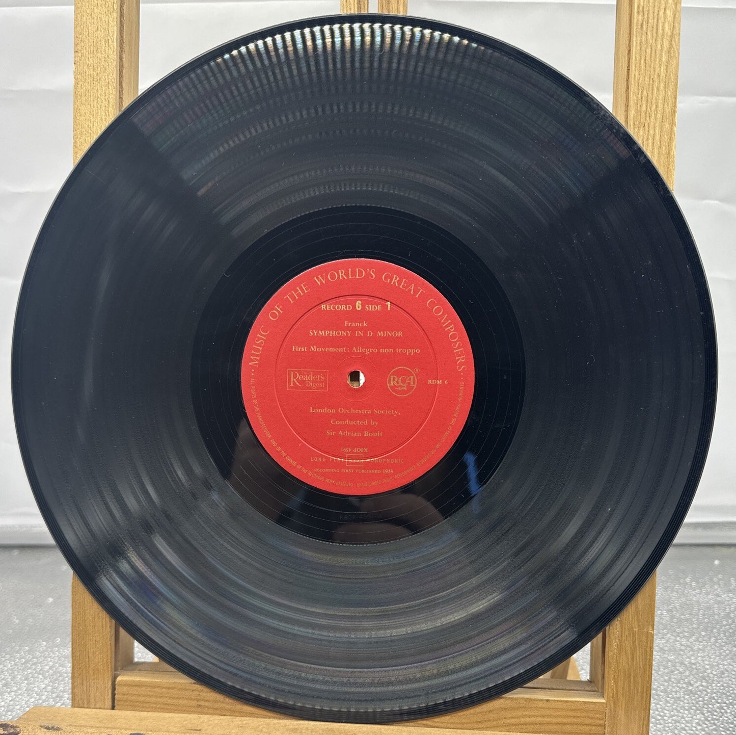 Music Of The World's Great Composers 12 Record Set - Record In OK Condition 4238