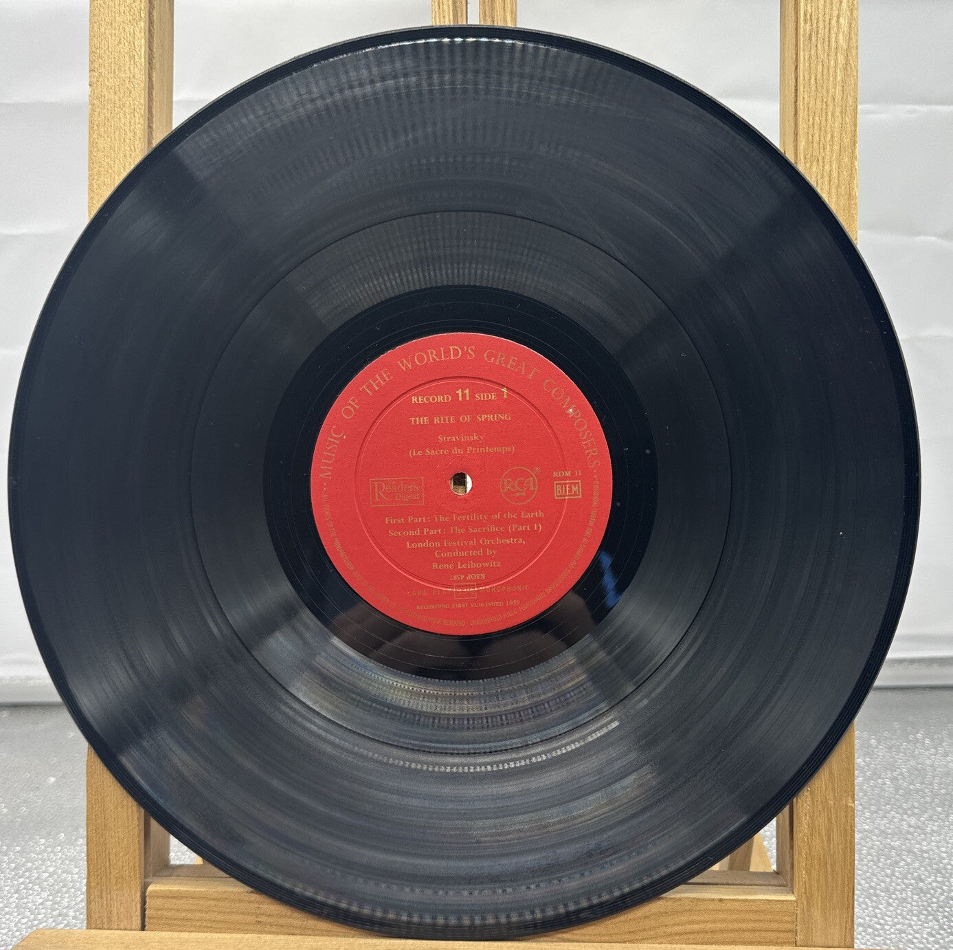 Music Of The World's Great Composers 12 Record Set - Record In OK Condition 4238