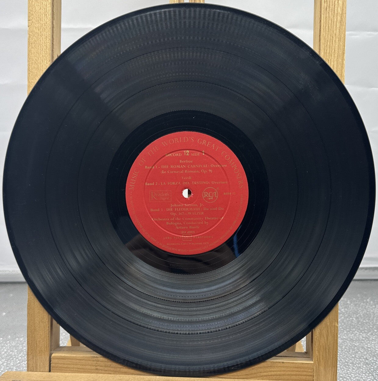 Music Of The World's Great Composers 12 Record Set - Record In OK Condition 4238