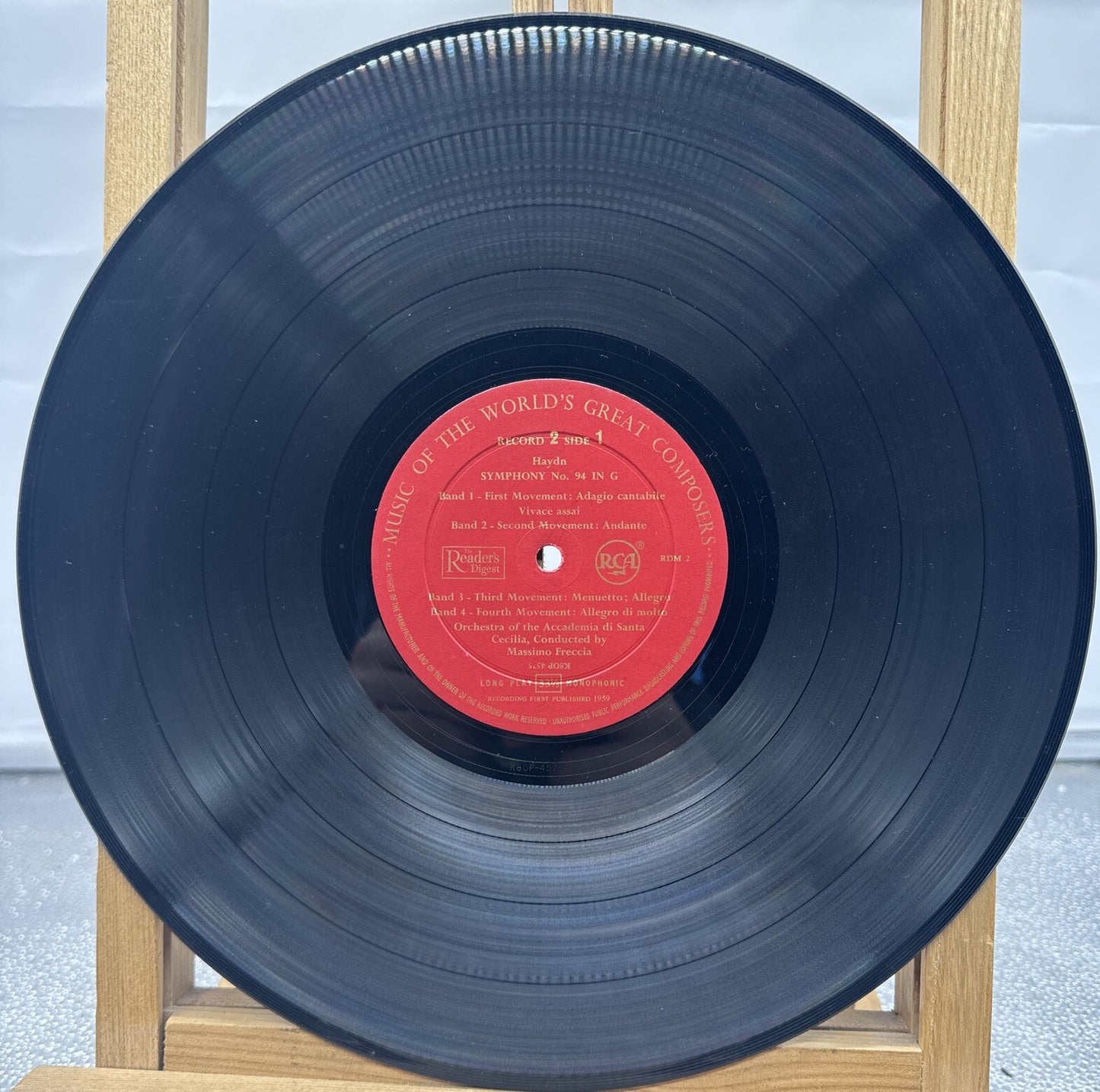 Music Of The World's Great Composers 12 Record Set - Record In OK Condition 4238