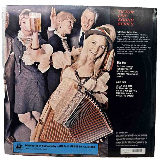 Switzerland Steuben's Alpine Orchestra - Vinyl Record In Good Condition 5667