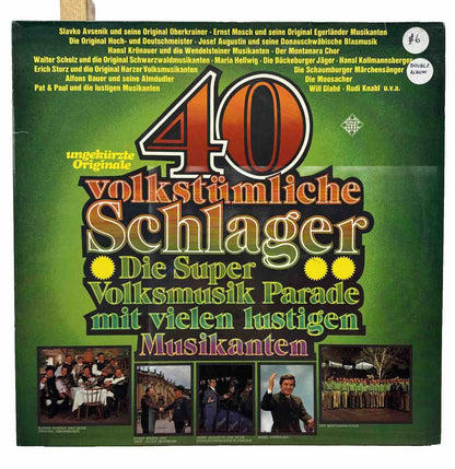40 Volkstumliche Schlager - Vinyl Record In Good Condition 5662