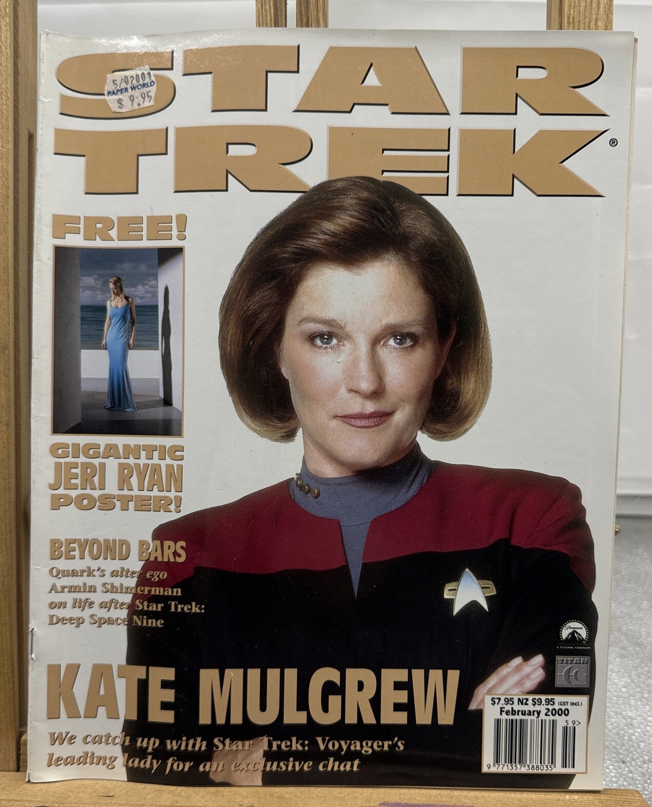 Star Trek Magazine February 2000 In OK Condition