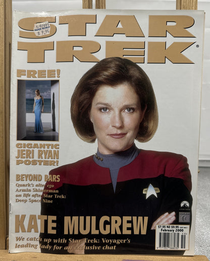 Star Trek Magazine February 2000 In OK Condition