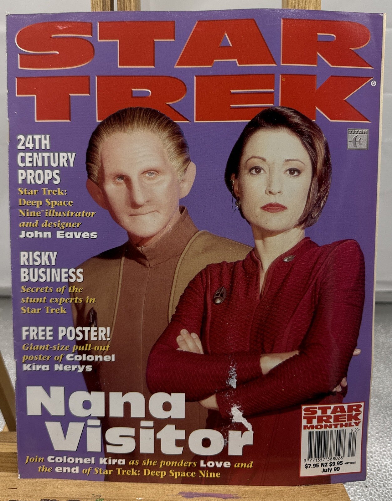 Star Trek Magazine July 1999 In OK Condition