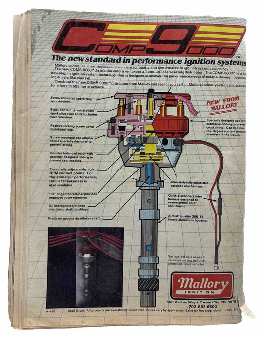 Street Rodder July 1987 Vol.16 No.7 Magazine - In Ok Condition