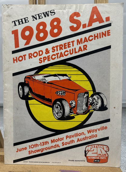 S.A. Hod Rod & Street Machine 1988 June 10th-13th Magazine - In Ok Condition