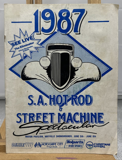S.A. Hod Rod & Street Machine 1987 Magazine - In Ok Condition