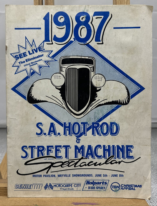 S.A. Hod Rod & Street Machine 1987 Magazine - In Ok Condition